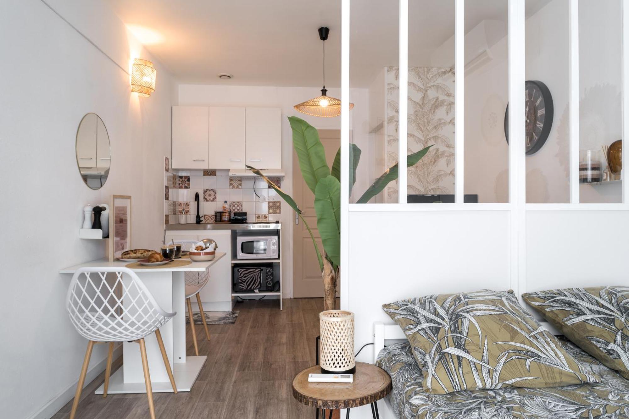 Le Boho Chic Studio Cosy Narbonne Bagian luar foto